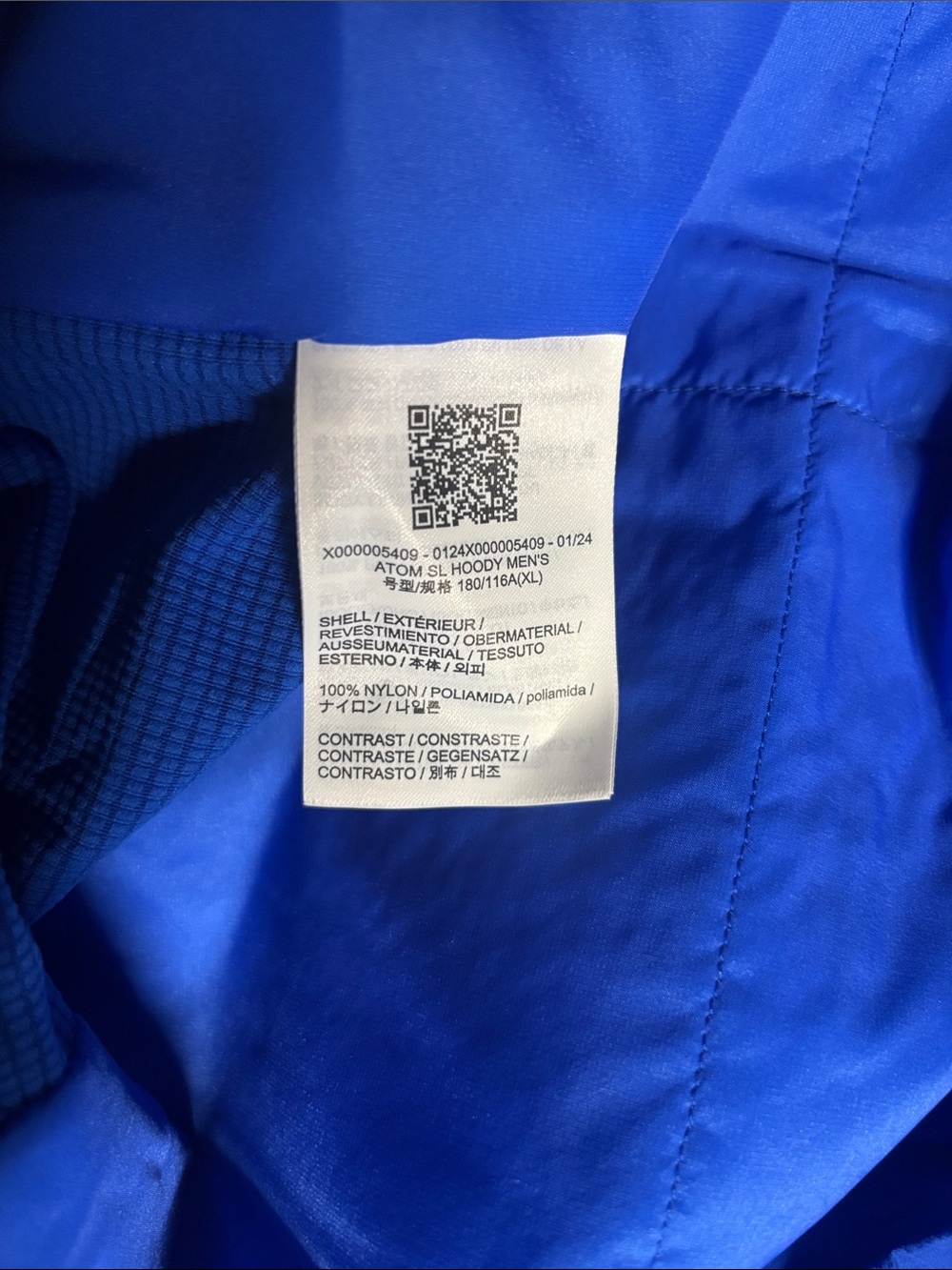 Arc'teryx Atom SL Hoody, Vitality II - Picture 2 of 2